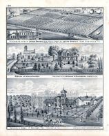 Jacob Grosch Res, English Lutheran Church, George H. Diekmann Res, Joel F. Allison Res, Illinois State Atlas 1876
